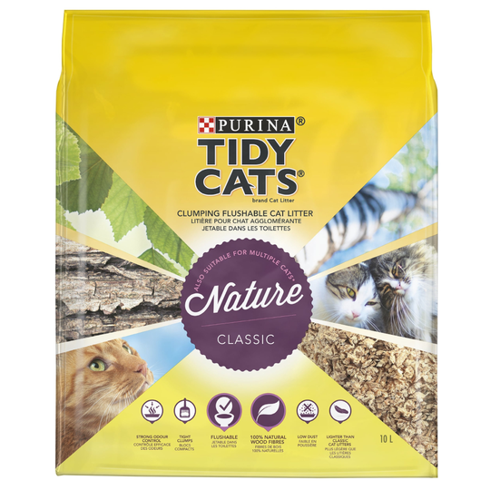 Purina Tidy Cats Nature Classic -kissanhiekka erikoishintaan! - 10 L