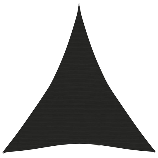 vidaXL Aurinkopurje 160 g/m² musta 4x5x5 m HDPE