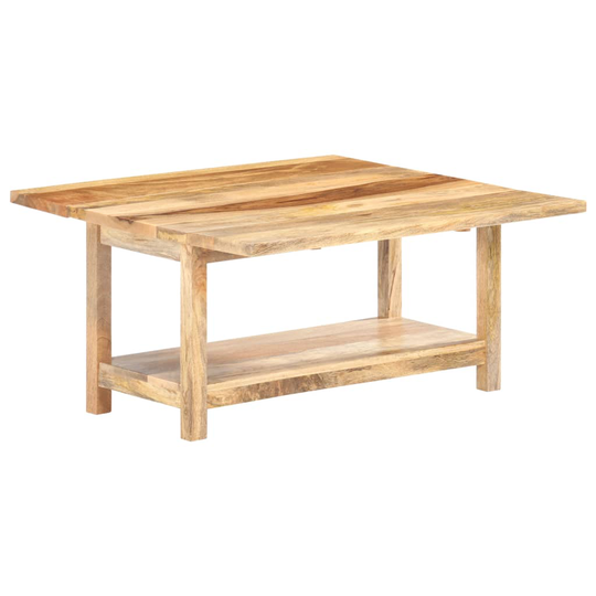vidaXL Jatkettava sohvapöytä 90x(45-90)x45 cm täysi mangopuu