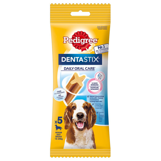 Pedigree Dentastix Daily Oral Care - 5 kpl (180 g) keskikokoisille koirille (10-25 kg)