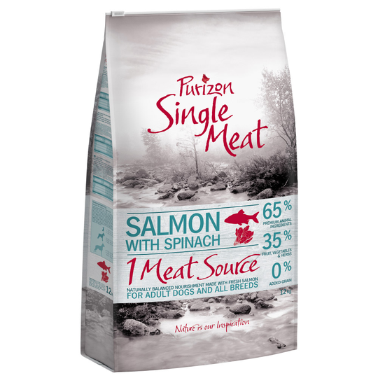 Purizon Single Meat Adult Salmon & Spinach - 12 kg