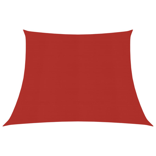 vidaXL Aurinkopurje 160 g/m² punainen 3/4x2 m HDPE