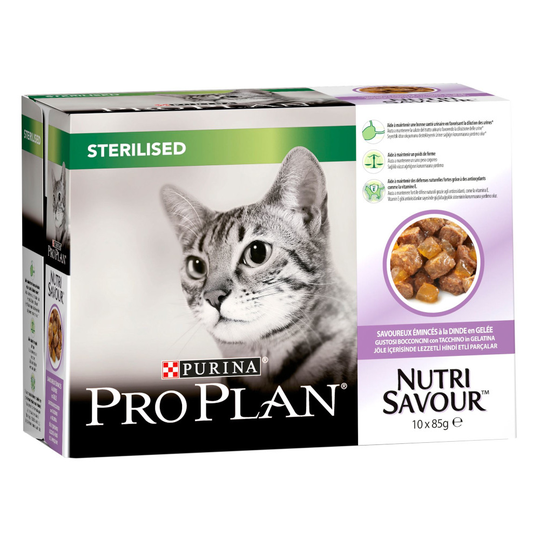 Pro Plan -säästöpakkaus 12 x 85 g - Delicate, kalkkuna