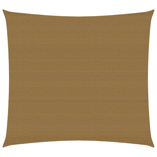 vidaXL Aurinkopurje 160 g/m² ruskeanharmaa 3x3 m HDPE