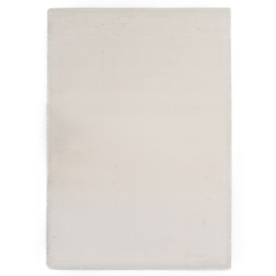 vidaXL Matto 160x230 cm jäniksen tekonahka kerma