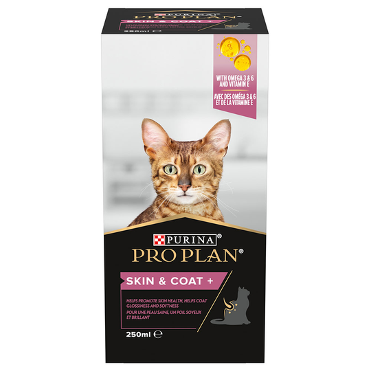 PRO PLAN Cat Adult & Senior Skin and Coat Supplement -öljy - 250 ml