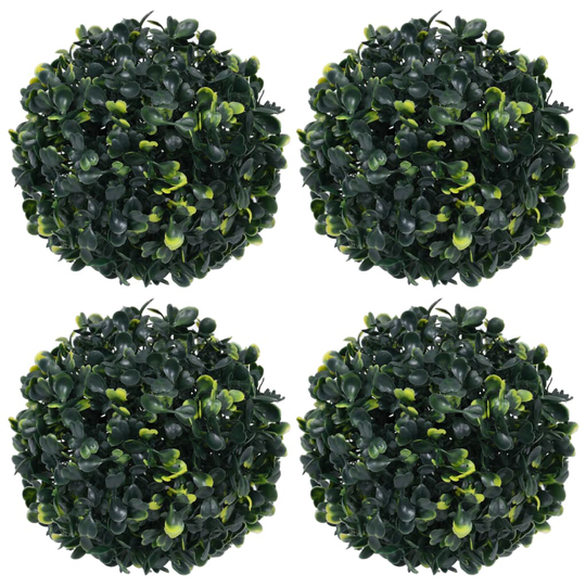 vidaXL Tekokasvi puksipuupallot 4 kpl 12 cm