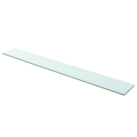 vidaXL Hyllypaneeli Kirkas Lasi 110x15 cm