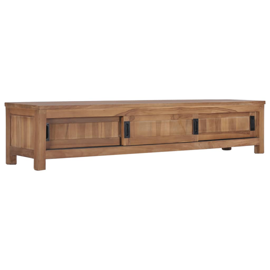 vidaXL TV-taso 150x30x30 cm täysi tiikki