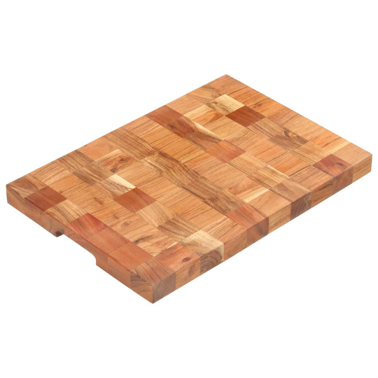 vidaXL Leikkuulauta 50x34x3,8 cm täysi akaasiapuu