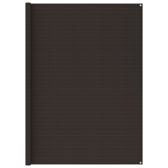 vidaXL Telttamatto 400x800 cm ruskea HDPE