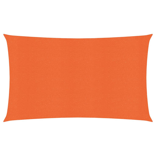 vidaXL Aurinkopurje 160 g/m² oranssi 2x5 m HDPE