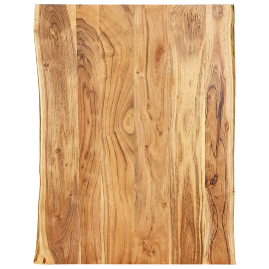vidaXL Pöytälevy täysi akaasiapuu 80x(50-60)x2,5 cm