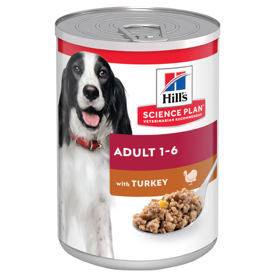 Hill's Science Plan -säästöpakkaus 12 x 370 g - Adult kalkkuna