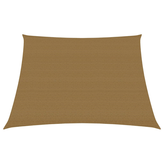 vidaXL Aurinkopurje 160 g/m² harmaanruskea 4/5x3 m HDPE