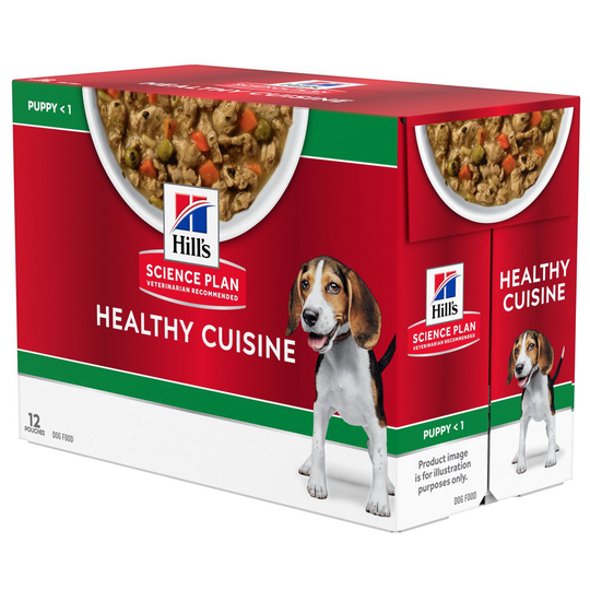 Hill's Science Plan Puppy Medium & Large Healthy Cuisine kana - 12 x 90 g