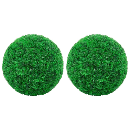 vidaXL Tekokasvi puksipuupallot 2 kpl 35 cm