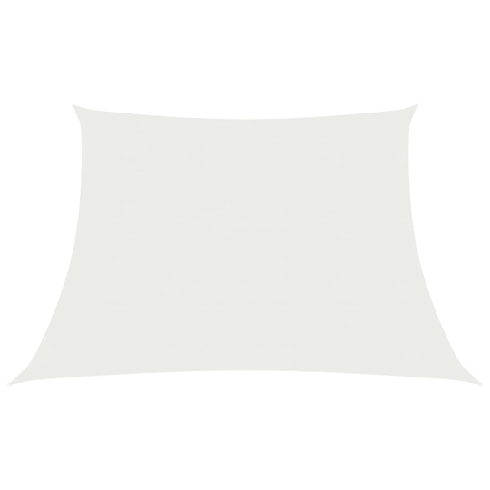 vidaXL Aurinkopurje 160 g/m² valkoinen 3/4x3 m HDPE