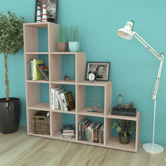 vidaXL Porraskirjahylly 142 cm tammi