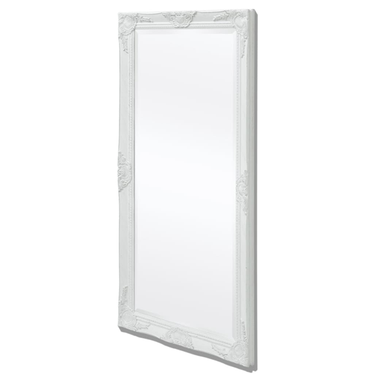 vidaXL Seinäpeili Barokkityylinen 120x60 cm Valkoinen