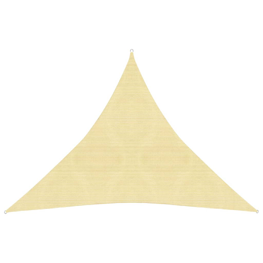 vidaXL Aurinkopurje 160 g/m² beige 4,5x4,5x4,5 m HDPE