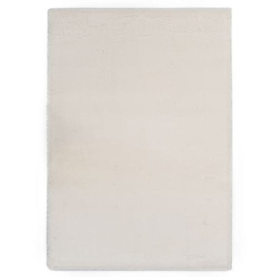 vidaXL Matto 120x160 cm jäniksen tekonahka kerma