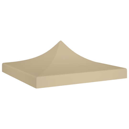 vidaXL Juhlateltan katto 2x2 m beige 270 g/m²