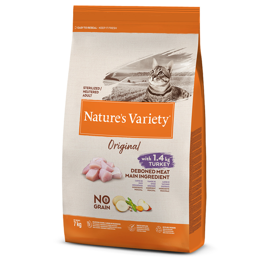Nature's Variety Original No Grain Sterlised kalkkuna - 7 kg