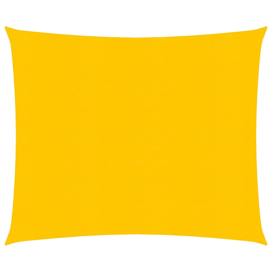 vidaXL Aurinkopurje 160 g/m² keltainen 2,5x2,5 m HDPE