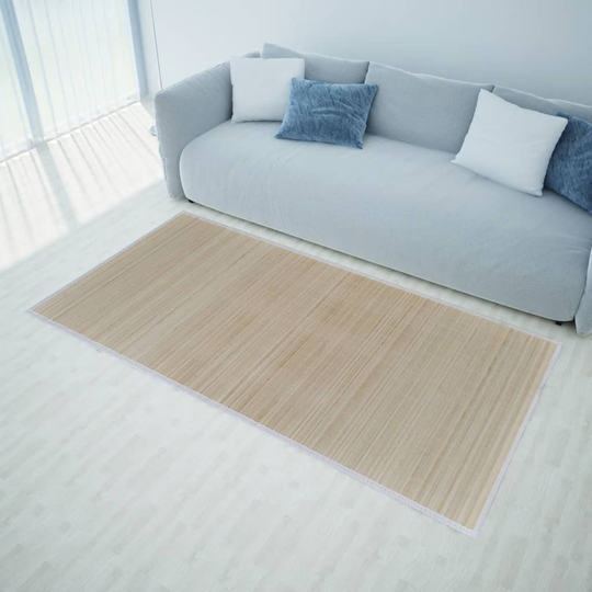 vidaXL Suorakulmaiset luonnolliset bambumatot 4 kpl 120x180 cm