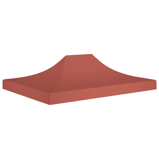 vidaXL Juhlateltan katto 4,5x3 m terrakotta 270 g/m²