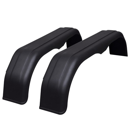 vidaXL Tuplalokasuojat perävaunun renkaalle 2 kpl 240 x 1650 mm