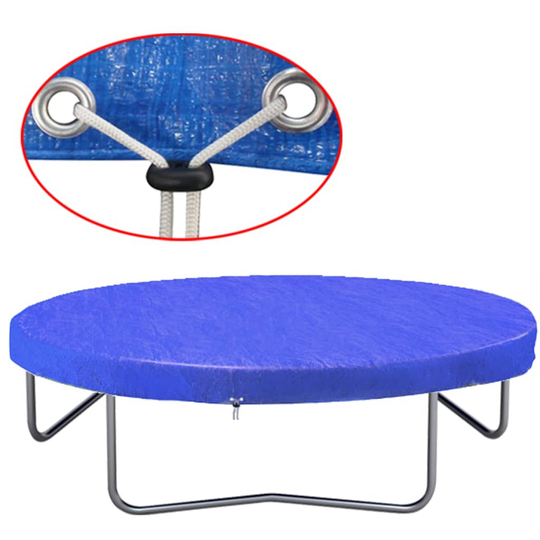 vidaXL Trampoliinin suoja PE 360-367 cm 90 g/m²