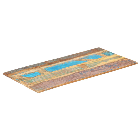vidaXL Suorakulmainen pöytälevy 60x100 cm 15-16 mm täysi kierrätyspuu