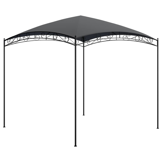 vidaXL Huvimaja 3x3x2,65 m antrasiitti 180 g/m²