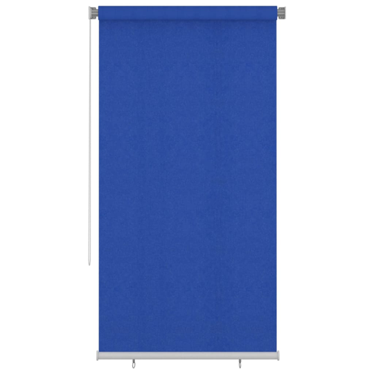 vidaXL Rullaverho ulkotiloihin 120x230 cm sininen HDPE