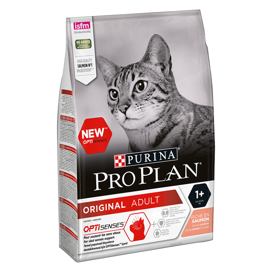 Pro Plan kissanruoka 10 kg: 9 +1 kg kaupan päälle! - 10 Kg Adult Rich in Salmon