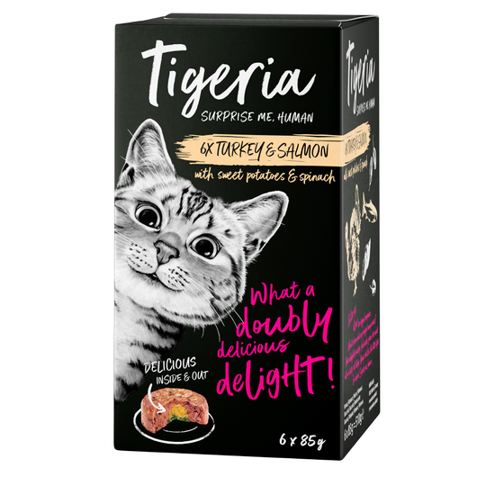Tigeria 6 x 85 g - kalkkunaa omenapäärynäsoseella