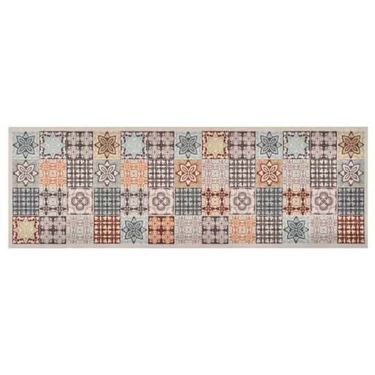 vidaXL Keittiön pestävä lattiamatto mosaiikki väri 60x300 cm