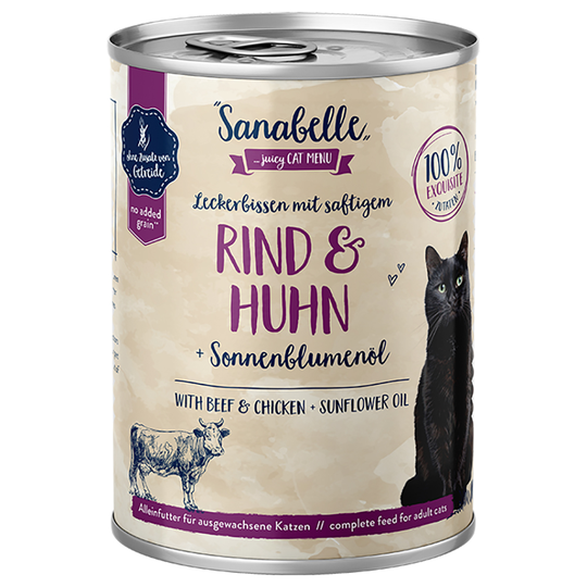 Sanabelle All Meat 6 x 400 g - nauta & kana