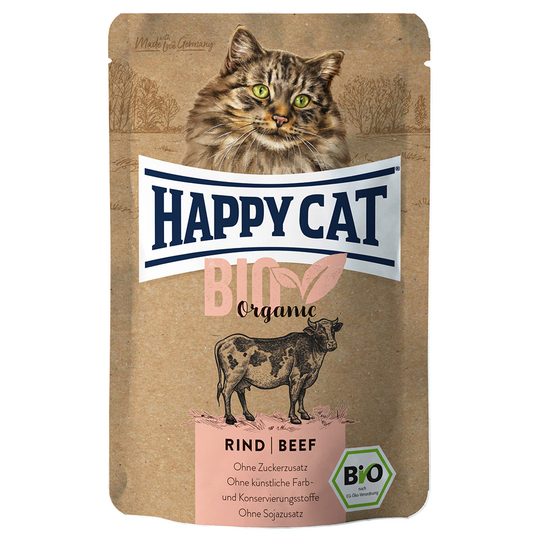 Happy Cat Bio Pouch 6 x 85 g - nauta