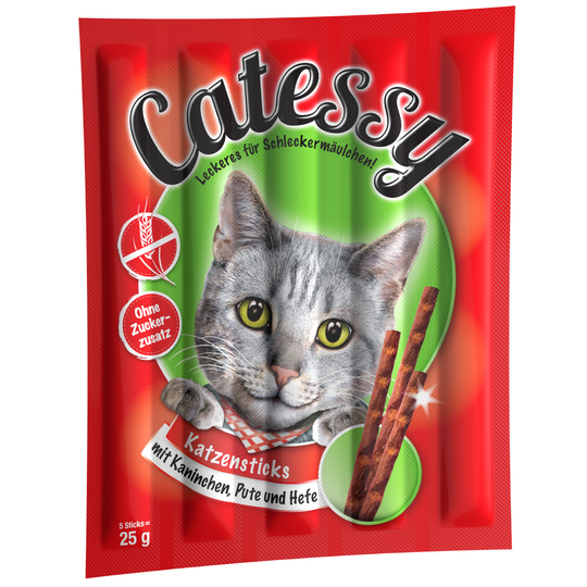 Catessy Sticks - 10 kpl - kani, kalkkuna & hiiva