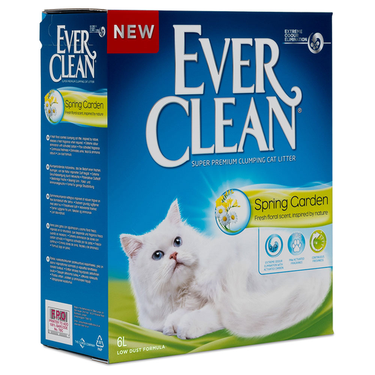Ever Clean® Spring Garden -paakkuuntuva hiekka - 6 l