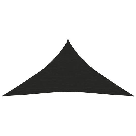 vidaXL Aurinkopurje 160 g/m² musta 5x6x6 m HDPE
