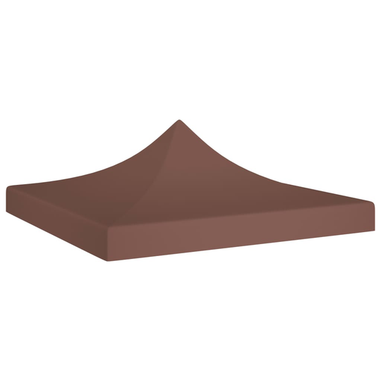 vidaXL Juhlateltan katto 2x2 m ruskea 270 g/m²