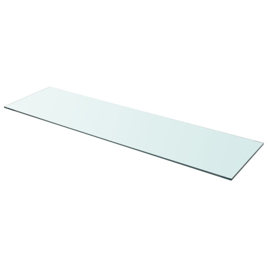 vidaXL Hyllypaneeli Kirkas Lasi 110x30 cm
