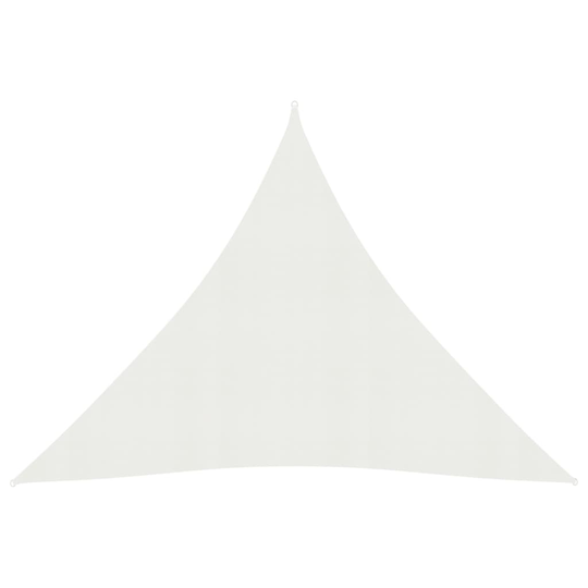 vidaXL Aurinkopurje 160 g/m² valkoinen 4x4x4 m HDPE