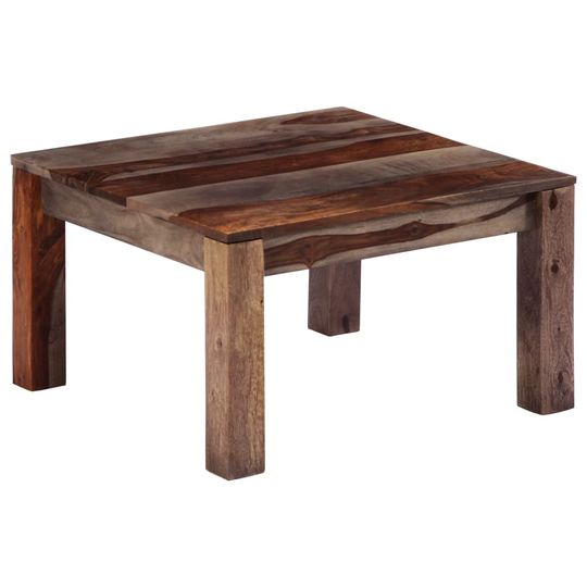 vidaXL Sohvapöytä harmaa 60x60x35 cm täysi seesampuu