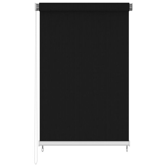vidaXL Rullaverho ulkotiloihin 160x230 cm musta