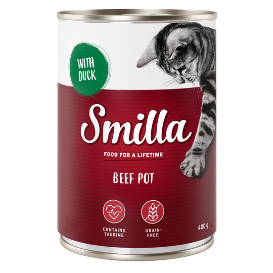 Smilla-nautapata 6 x 400 g - nautaa ankalla